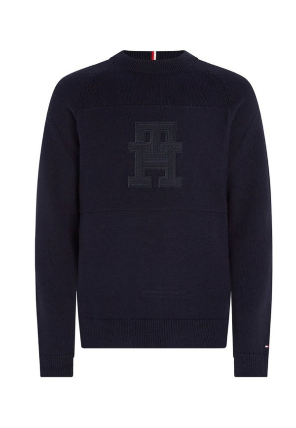 Tommy Hilfiger FELPA monogram crew neck
